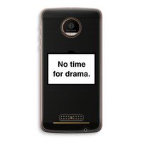 No drama: Motorola Moto Z Force Transparant Hoesje