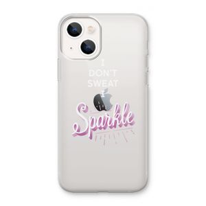 Sparkle quote: iPhone 13 mini Transparant Hoesje