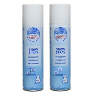 4x stuks milieuvriendelijke sneeuwspray / spuitsneeuw 150 ml