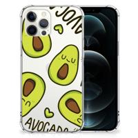 iPhone 12 Pro Max Stevig | Bumper Hoesje | Avocado Singing