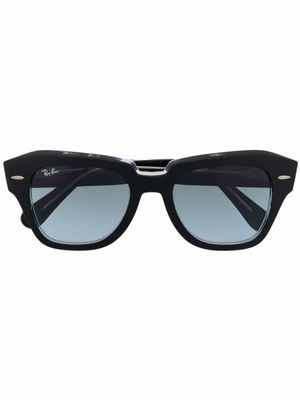 Ray-Ban lunettes de soleil à monture carrée - Noir