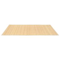 The Living Store Bamboe Tapijt - Naturel - 120 x 180 cm - Anti-slip onderkant