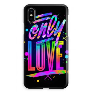 Only Love: iPhone XS Max Volledig Geprint Hoesje