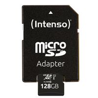 Intenso Premium microSDXC-kaart 128 GB Class 10, UHS-I Incl. SD-adapter - thumbnail