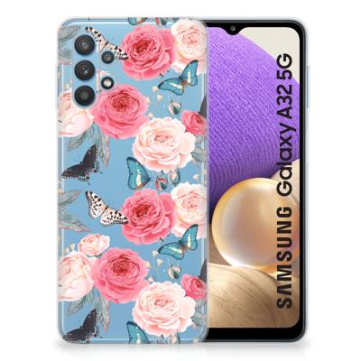Samsung Galaxy A32 5G | TPU Case | Butterfly Roses