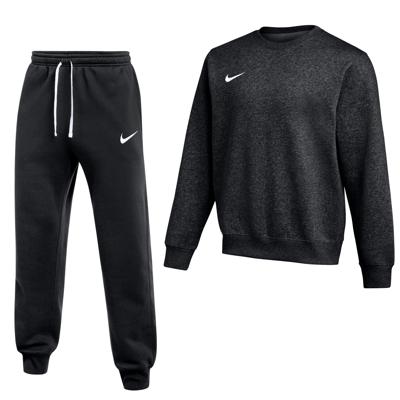 Nike Park 26 Fleece Crew Joggingpak Zwart Wit