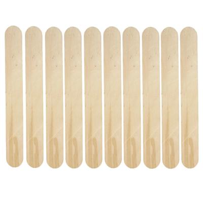 Hobby/knutsel Ijslollie stokjes - 150x - naturel - 20 x 2,5 cm - knutsel houtjes