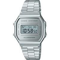 Horloge Heren Casio A168WEM-7EF Grijs Zilverkleurig