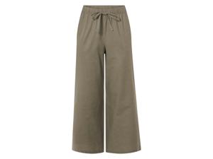 esmara Linnen dames broek - Plus size (Olijfgroen, 56)