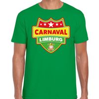 Carnaval verkleed t-shirt Limburg groen voor heren - thumbnail