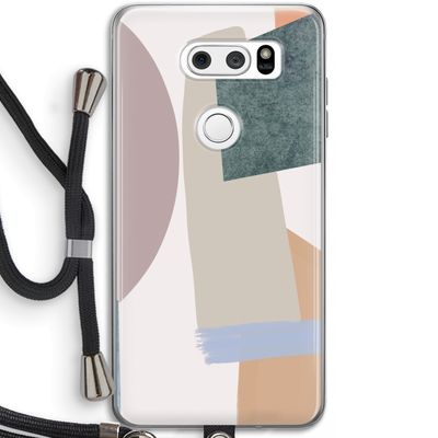 Lindo: LG V30 Transparant Hoesje met koord