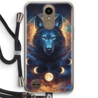 Wolf Dreamcatcher: LG K10 (2017) Transparant Hoesje met koord