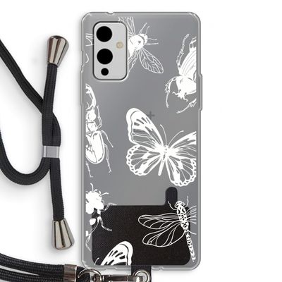 Tiny Bugs: OnePlus 9 Transparant Hoesje met koord