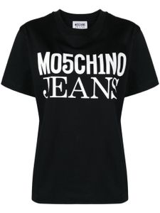 Moschino t-shirt en coton à logo imprimé - Noir