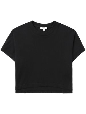 AGOLDE t-shirt crop en coton - Noir