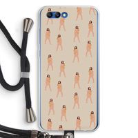 You're so golden: Honor 10 Transparant Hoesje met koord