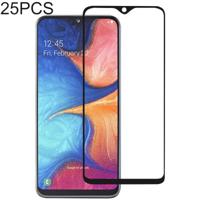 25 stuks volledige lijm volledige cover Screen Protector gehard glas film voor Galaxy A20e