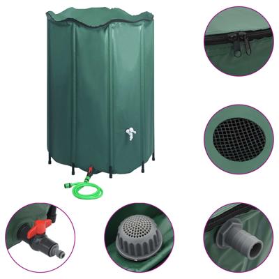 Regenton inklapbaar met tap 1250 L