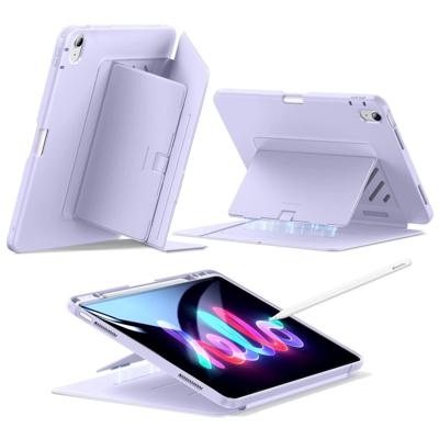 iPad Air 13" (M4) 2026 Flip Magnetic Case with Pencil Holder - Light Purple