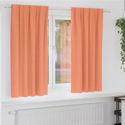 Gordijnen met gordijnen 2 pcs Terracotta Polyester