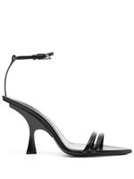 The Attico Ester 95mm leather sandals - Noir - thumbnail