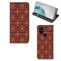 OnePlus Nord N10 5G | Hoesje met Magneet | Batik Brown