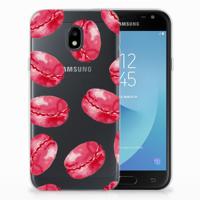 Samsung Galaxy J3 2017 | Siliconen Case | Pink Macarons
