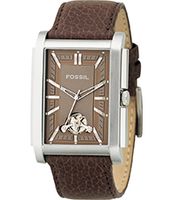 Horlogeband Fossil ME1042 Leder Bruin 26mm - thumbnail