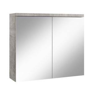 Badplaats Spiegelkast Toledo 80 x 20 x 60 cm - beton grijs