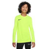 Nike Dry Park VII Voetbalshirt Lange Mouwen Kids Neongeel Zwart - thumbnail
