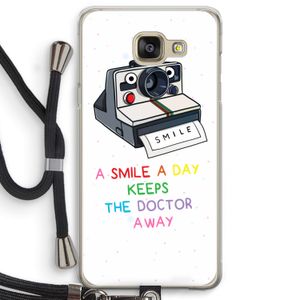 Smile: Samsung Galaxy A5 (2016) Transparant Hoesje met koord