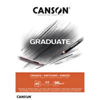 Schetspapier canson graduate sketch 96gr a3 wit
