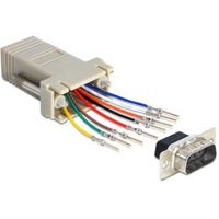 Delock 65462 Adapter D-Sub 9-pins male > RJ45 female montageset