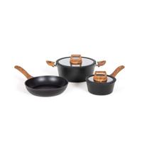 LIVOO Feel good moments - 5-delige kookset - Zwart - MZP147