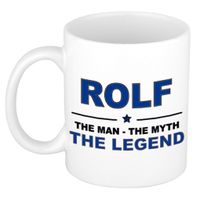 Rolf The man, The myth the legend cadeau koffie mok / thee beker 300 ml   -