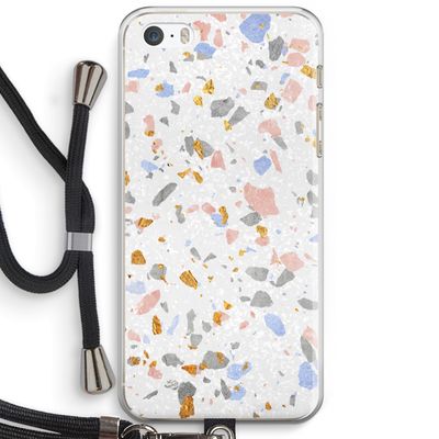 Terrazzo N°8: iPhone 5 / 5S / SE Transparant Hoesje met koord
