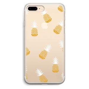 Ananasjes: iPhone 7 Plus Transparant Hoesje