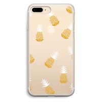 Ananasjes: iPhone 7 Plus Transparant Hoesje