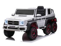 Mercedes-Benz G63 6x6, 12 V met rubberen banden en meer!