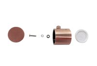 Saniclear Copper omstelknop opbouw regendouche