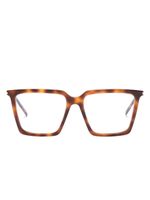 Saint Laurent Eyewear lunettes de vue à monture carrée - Marron