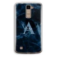 Midnight Marble: LG K10 (2016) Transparant Hoesje