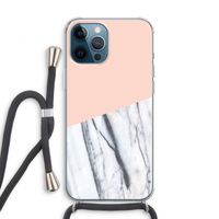 A touch of peach: iPhone 12 Pro Transparant Hoesje met koord