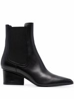 Ferragamo bottines chelsea à logo embossé - Noir