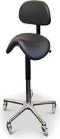 Ergo-chair, originele zadelzit met rugleuning