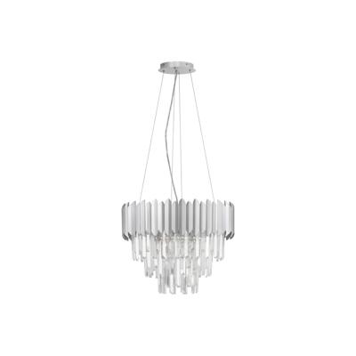 Lyora HanglampMagnolia chroom en kristal Ø 50cm - 9824074