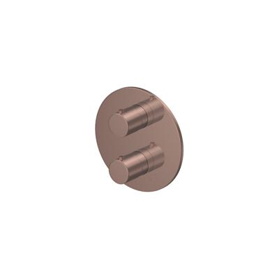 Hotbath Buddy Inbouwthermostaat 2 weg-stop-omstel - Geborsteld Koper PVD CB009EXTBCP