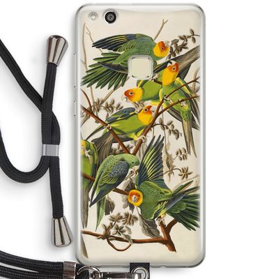 Carolinaparkiet: Huawei Ascend P10 Lite Transparant Hoesje met koord