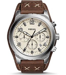 Horlogeband Fossil CH3068 Onderliggend Leder Bruin 24mm