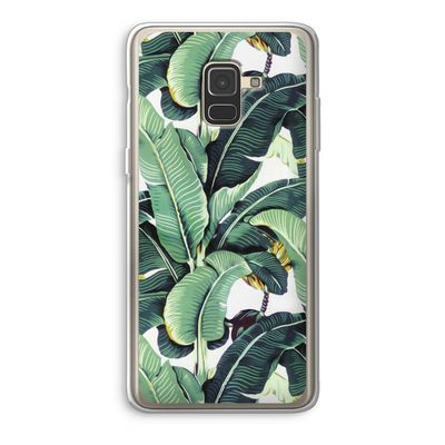 Bananenbladeren: Samsung Galaxy A8 (2018) Transparant Hoesje
